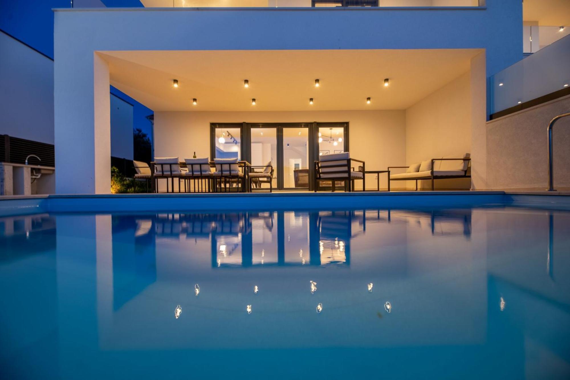 Villa Terra Bianca Klimno Esterno foto